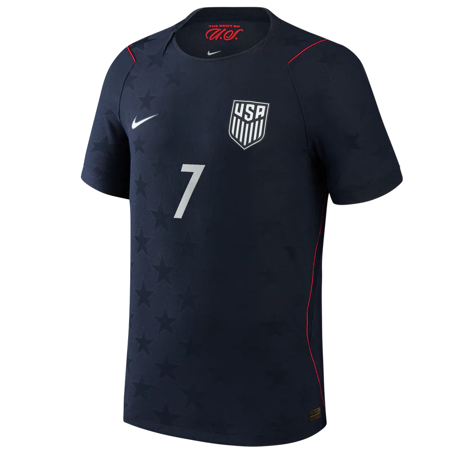 Reyna #7 USA World Cup 2026 Away Blue - Fan Version