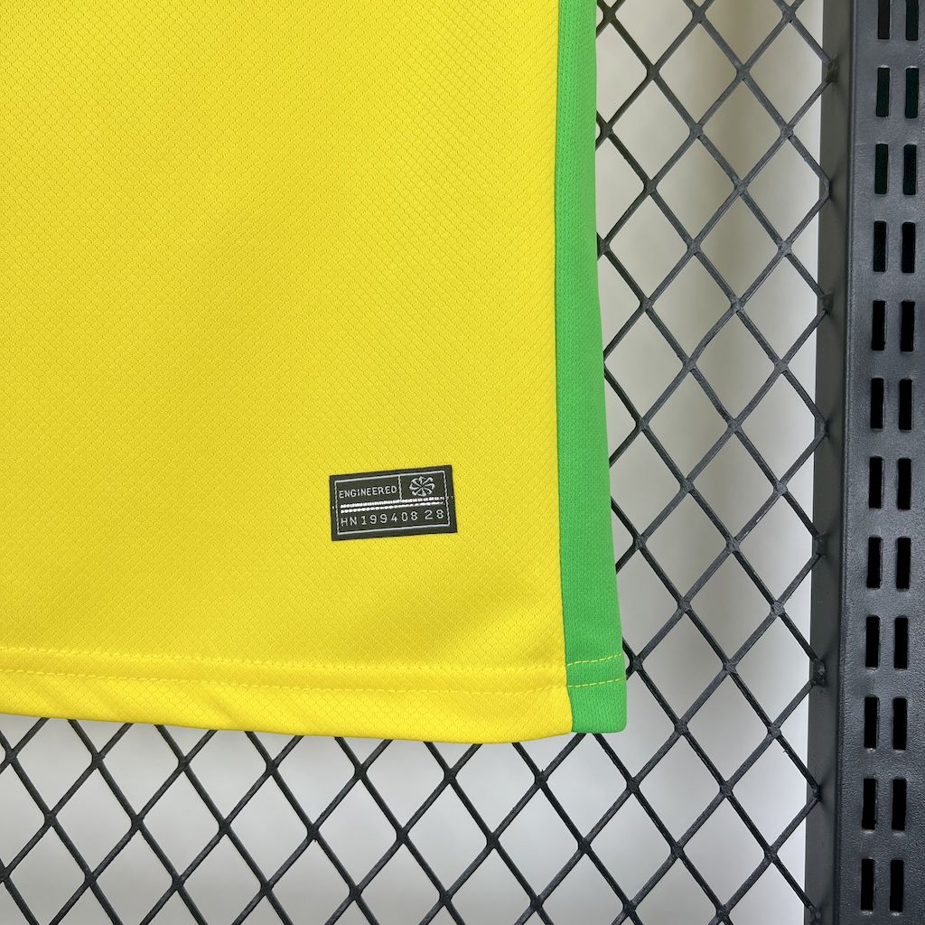 Brazil 2025/26 Home Kids Kit Brasil - Fan Version