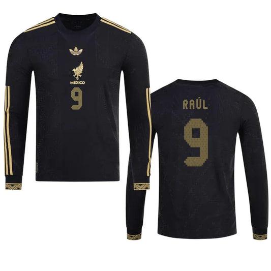 Mexico Raúl Jiménez 2025 Special Edition Long Sleeve Authentic Player [Slim Fit] Player Third Jersey - Slim Fit