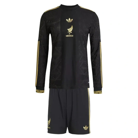 Mexico Gold 2025/26 Long Sleeve Kit Kids